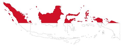 indonesia flag map png